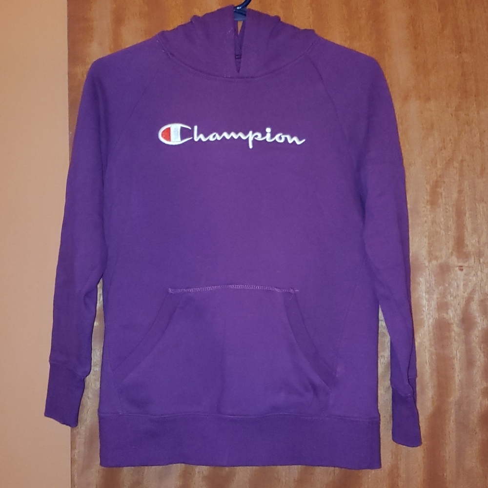 Gently Worn Girl's PURPLE 💯CHAMPION Hoodie